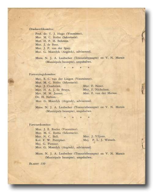 Inwyding vd Voortrekkermonument: Amptelike Program en Gedenkboek - Pretoria 13-16 Desember 1949