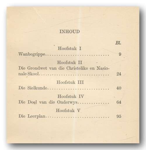 Christelike en Nasionale Onderwys Deel I (Die Tweede Trek-Reeks no VIII  - 1941) - dr E Greyling
