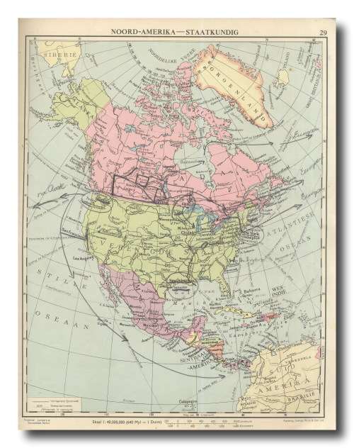 Eerste Afrikaanse Skoolatlas deur AK Bot and PJ Kloppers (1961)