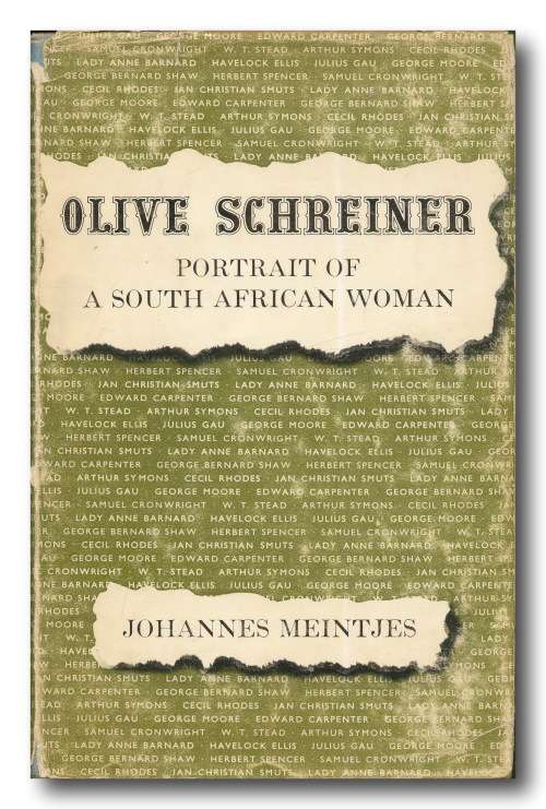 Olive Schreiner: Portrait of a South African woman by Johannes Meintjes (1965)