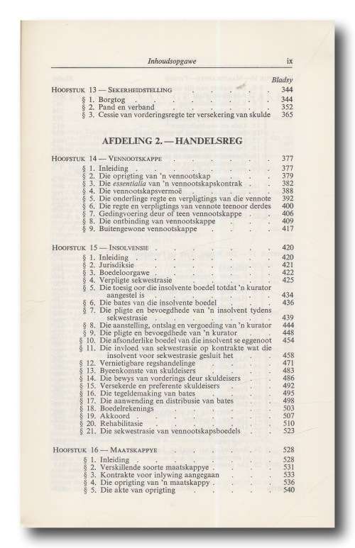 Kontrakreg en Handelsreg deur De Wet and Yeats (Butterworths 4e druk 1987)