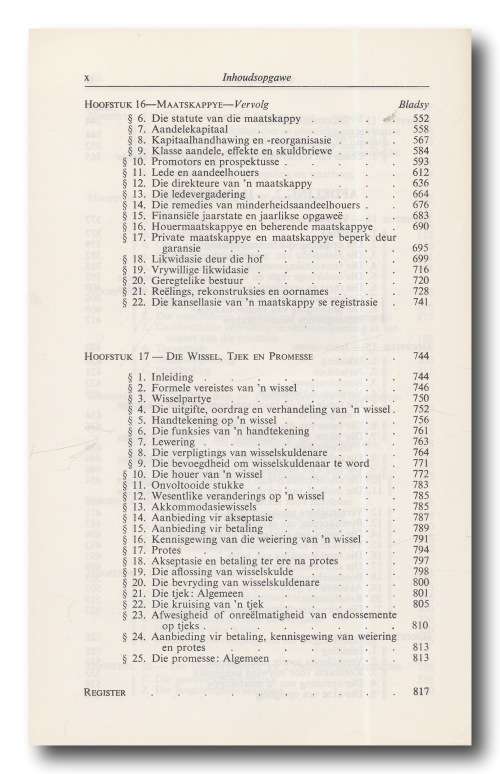 Kontrakreg en Handelsreg deur De Wet and Yeats (Butterworths 4e druk 1987)