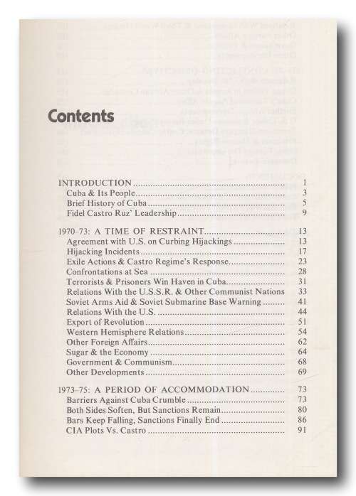 Castro`s Cuba in the 1970s edited by Lester A Sobel (1978)