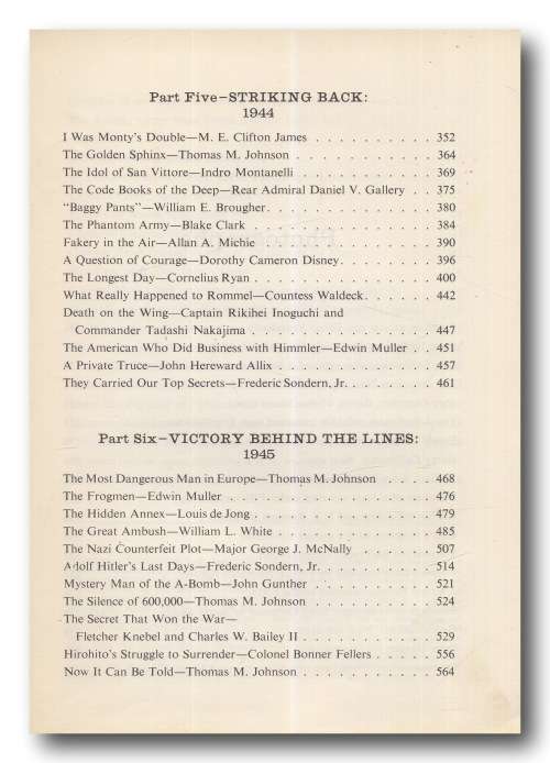 Secrets and Spies - Behind-the-Scenes Stories of World War II - Reader`s Digest (1970)