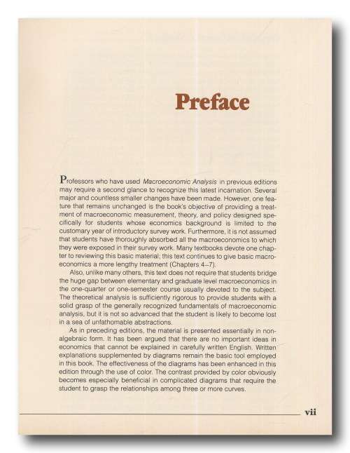 Macroeconomic Analysis by Edward Shapiro (5th Ed 1982)