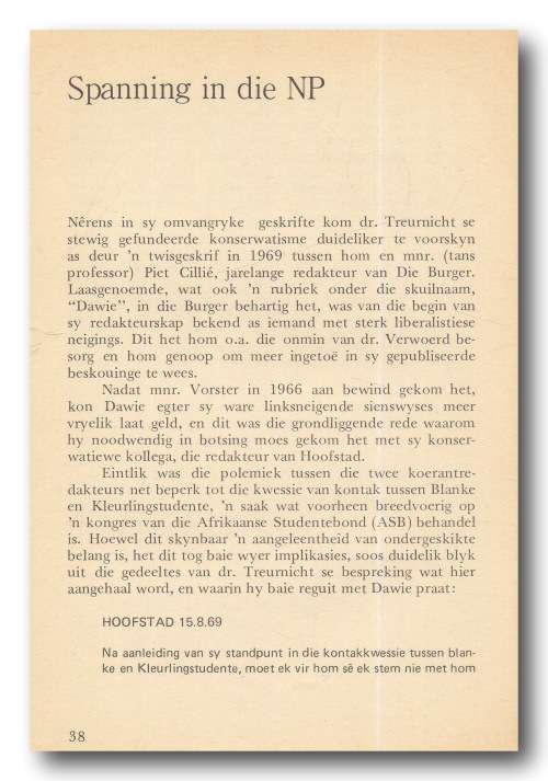 Treurnicht aan die woord: Koers in die krisis saamgestel deur TEW Schumann (1979)