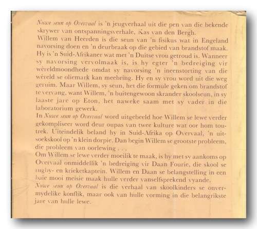 Nuwe seun op Overvaal deur Kas van den Bergh (Perskor 3e druk 1990)