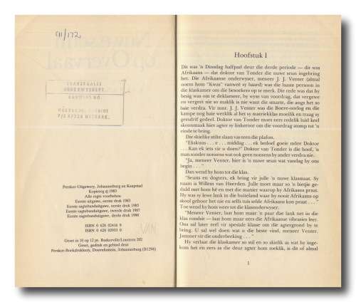Nuwe seun op Overvaal deur Kas van den Bergh (Perskor 3e druk 1990)