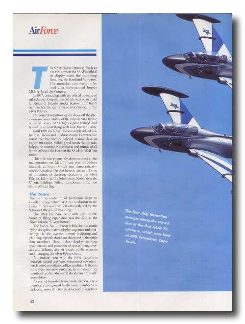 Air Report 1995 - South Africa`s Aerospace Yearbook