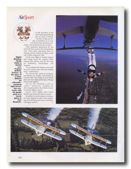 Air Report 1995 - South Africa`s Aerospace Yearbook