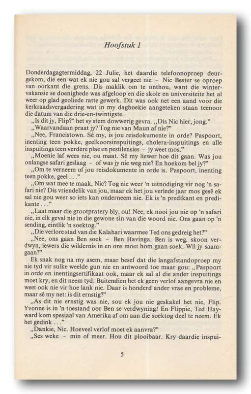 Safari van die dood deur Johann Bekker (2e uitg 1992 H&R)