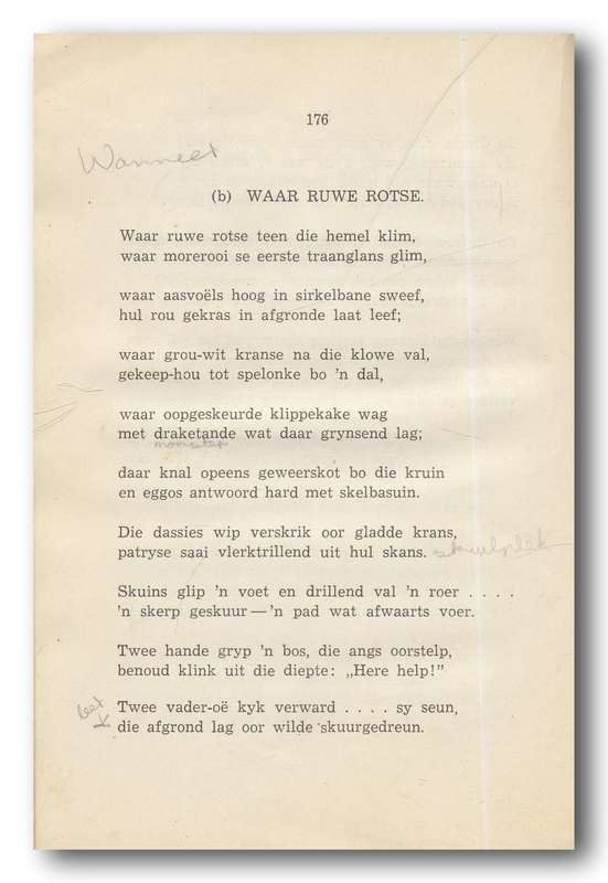 Afrikaanse Ballades saamgestel deur drs GS & PJ Nienaber (1941) - Bind fout
