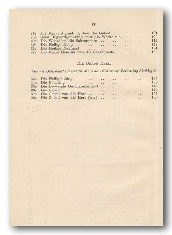 Katkisasie-Boek in Afrikaans oorgesit deur ds HPM Steyn (1946)