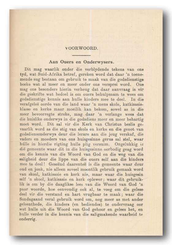 Katkisasie-Boek in Afrikaans oorgesit deur ds HPM Steyn (1946)