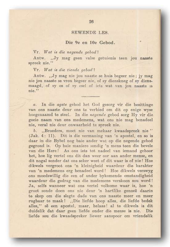 Katkisasie-Boek in Afrikaans oorgesit deur ds HPM Steyn (1946)