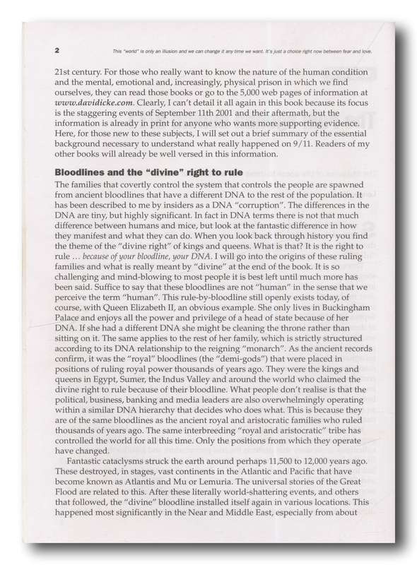 Alice in Wonderland and the World Trade Center Disaster (911) by David Icke (1st 2002)