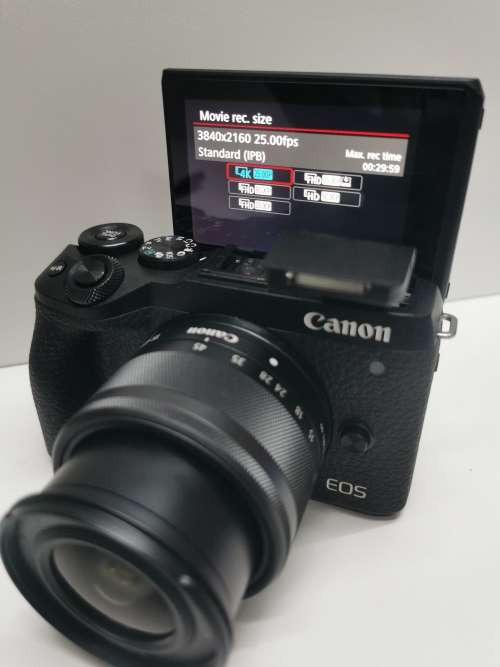 Canon EOS M6 Mark II Mirrorless Camera- 32.5 megapixel_15-45mm EF-M STM lens