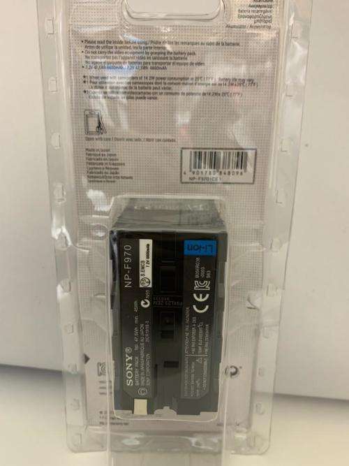 SONY NP-F970 L-SERIES INFO-LITHIUM BATTERY PACK (6600MAH)