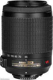 Nikon 55-200mm zoom lens