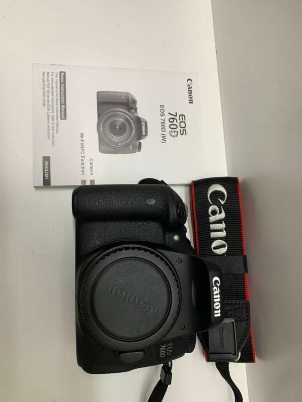 Canon EOS 760D, 24.2 MPx  (Body only) DSLR Camera