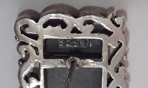A superb pair of sterling solid silver earrings.