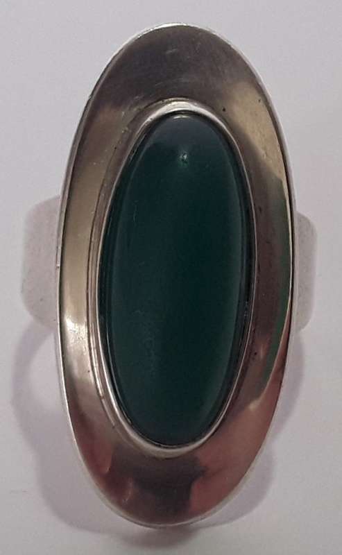 Rare mid-century sterling silver ring by Danish designer `Niels Erik From`.