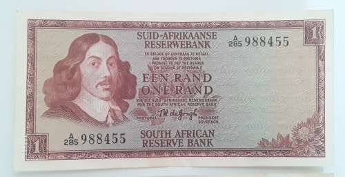 Set of 2 `TW de Jongh` R1 notes.