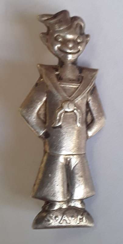 PAIR OF SA WW2 `SAILOR S.A.M` SILVER BADGES.
