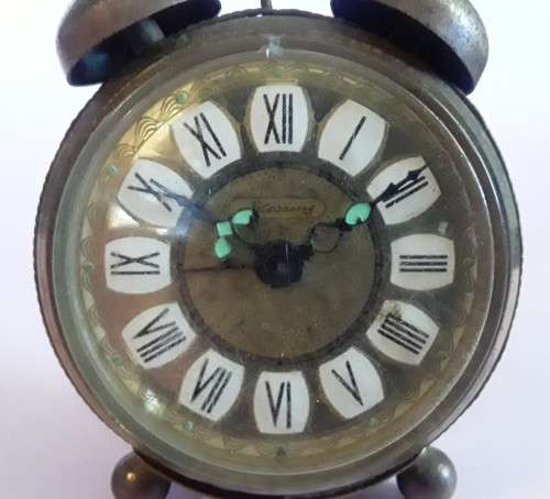 Rare vintage `Blessing` miniature alarm clock. West Germany. Not working.