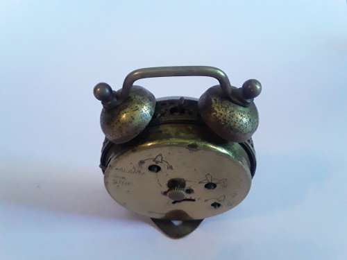 Rare vintage `Blessing` miniature alarm clock. West Germany. Not working.