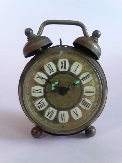 Rare vintage `Blessing` miniature alarm clock. West Germany. Not working.