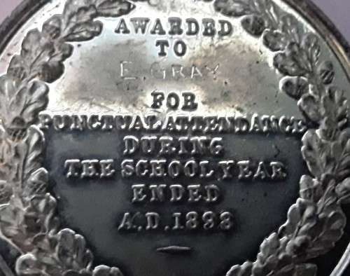Rare 1898 Victorian `School Board London` Medal