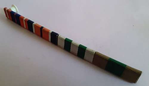 SADF Medal Ribbon Bar Pro Patria, General Service, Good Service Bronze, Good Service Silver