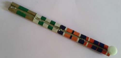 SADF Medal Ribbon Bar Pro Patria, General Service, Good Service Bronze, Good Service Silver