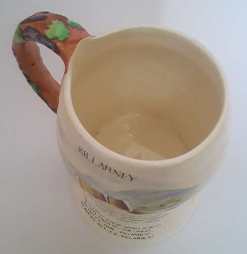 A vintage `Crown Devon` musical jug. `Killarney`.  Musical mechanism works perfectly!