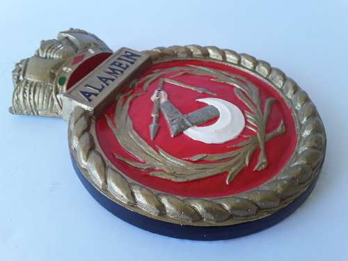 Vintage Royal Navy set of 6 ship`s crest wall plaques.  Stunning!