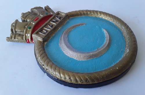 Vintage Royal Navy set of 6 ship`s crest wall plaques.  Stunning!