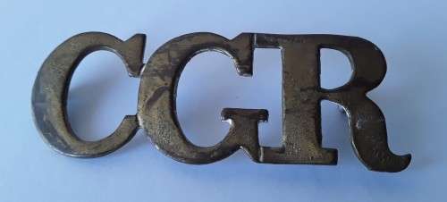 Rare brass Cape Government Railways badge - one pin missing.