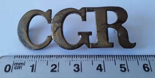 Rare brass Cape Government Railways badge - one pin missing.