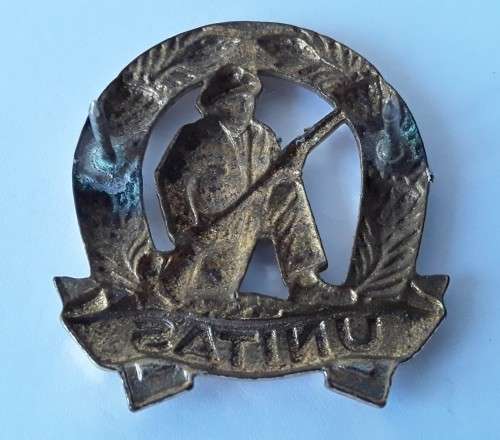 SADF Commando mess dress collar badge.  Pins intact.