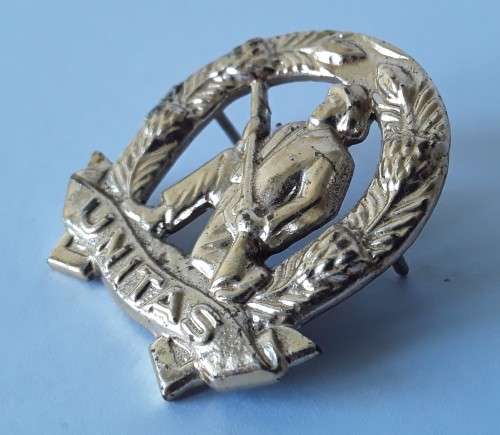SADF Commando mess dress collar badge.  Pins intact.
