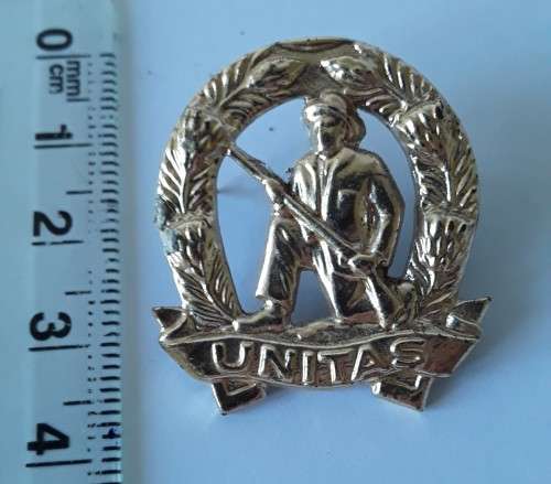 SADF Commando mess dress collar badge.  Pins intact.
