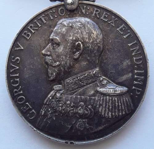 Rare silver WW1 Royal Naval Reserve LS & GC Medal to 2331U J. Foy STO. R.N.R.