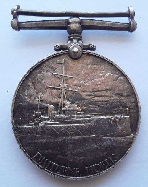 Rare silver WW1 Royal Naval Reserve LS & GC Medal to 2331U J. Foy STO. R.N.R.