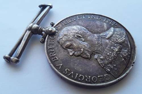 Rare silver WW1 Royal Naval Reserve LS & GC Medal to 2331U J. Foy STO. R.N.R.