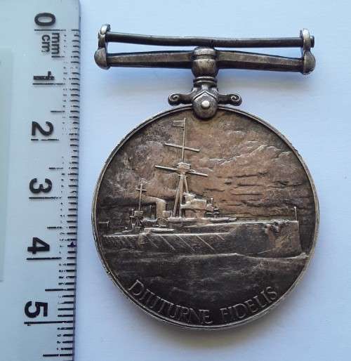 Rare silver WW1 Royal Naval Reserve LS & GC Medal to 2331U J. Foy STO. R.N.R.
