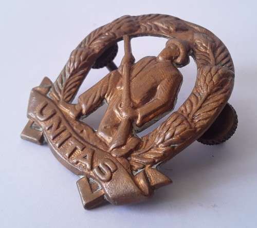 Large SADF `Unitas` Commando Cap Badge.