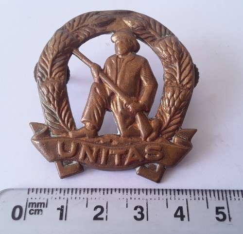 Large SADF `Unitas` Commando Cap Badge.