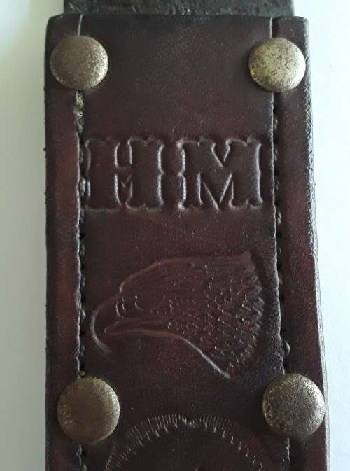 Rare custom-made Nazi SS trench dagger with scabbard.  Possible SA connection.  See description.