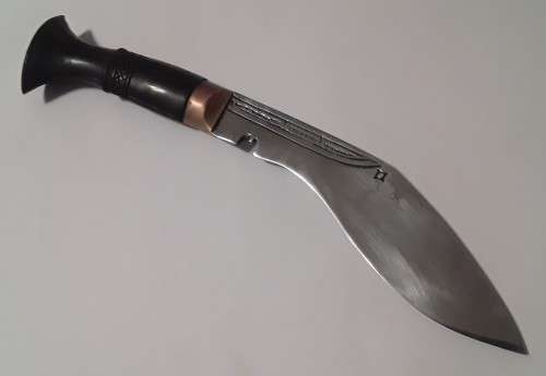 Vintage Gurkha Kukri Presentation Dagger.  Sterling Silver Scabbard.